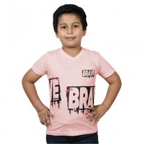 Chhota Bheem - Brave Half Sleeve T-Shirt - Pink
